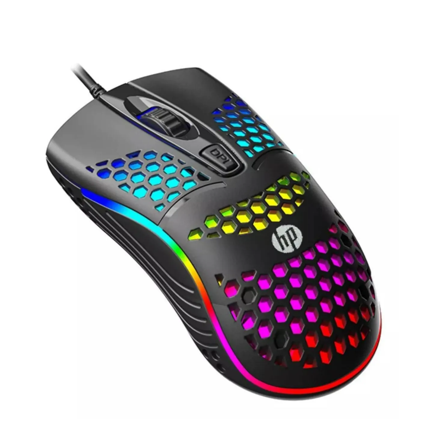 HP S600 RGB Gaming Mouse hp s600 rgb wired gaming mouse 1200 dpi usb