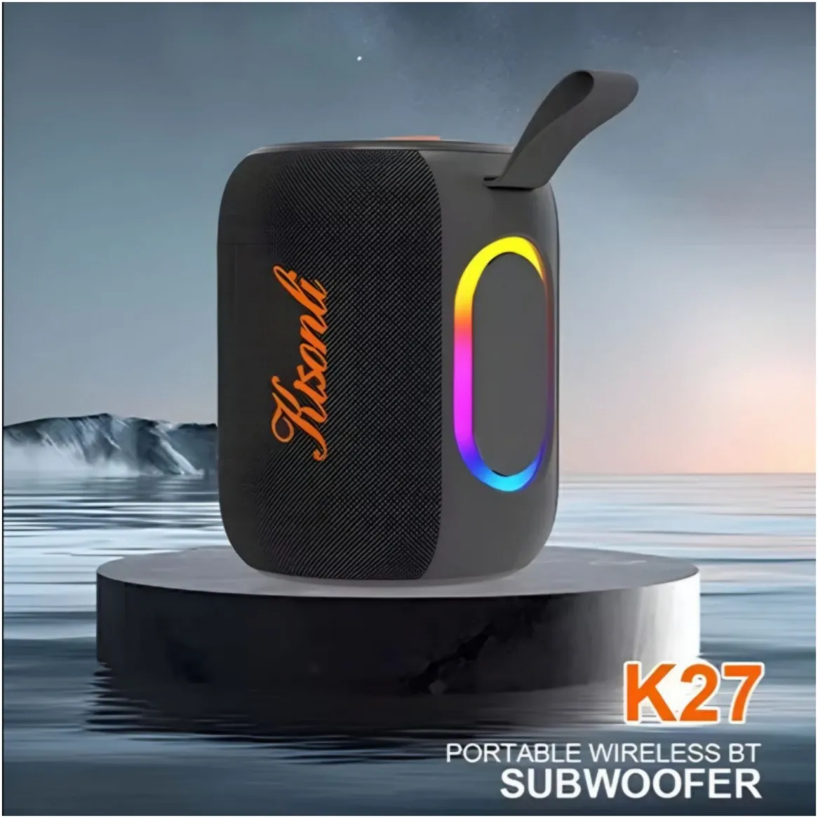 Kisonli K27 RGB Multimedia Speaker I have a WordPress website, and I need to upload all my products into it, so I will have need of the things below. - Image alt text - Image title - Image captions - Image description - Product name - Product description - Product short description in points - Product tags in line - Products Shipping information - Product Attributes - product specification in html and in line css eye catching design now search bangladesh website as - startech.com.bd and techland.com.bd and rayans computer , and skyland computer and more bangladeshi website and give me everything I asked about the product -