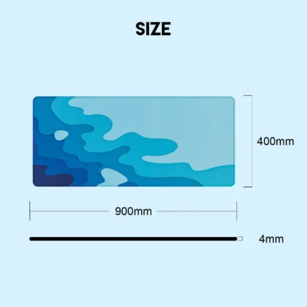 Fantech MP905 ATO Seaside Wave gaming mouse pad 900x400 waterproof