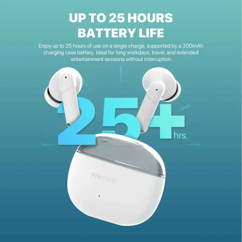 Fantech Wave TW15 earbuds Bluetooth 5.4 wireless earbuds black