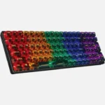Jedel KL122 RGB transparent mechanical keyboard 100 keys wired