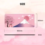 Fantech MP905 Sakura extended gaming mouse pad 900x400mm pink