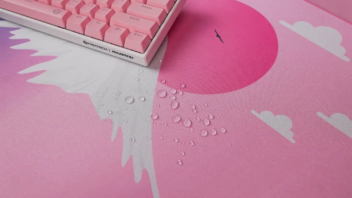 Fantech MP905 Sakura extended gaming mouse pad 900x400mm pink