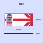 Fantech MP905 London Tour desk mat gaming mouse pad 900x400 waterproof anti slip