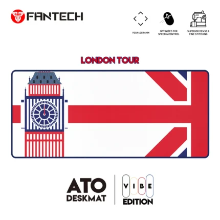 Fantech MP905 London Tour desk mat gaming mouse pad 900x400 waterproof anti slip