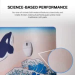 Fantech MP905 Kujira Nami desk mat gaming mouse pad 900x400 anti slip waterproof beige wave design