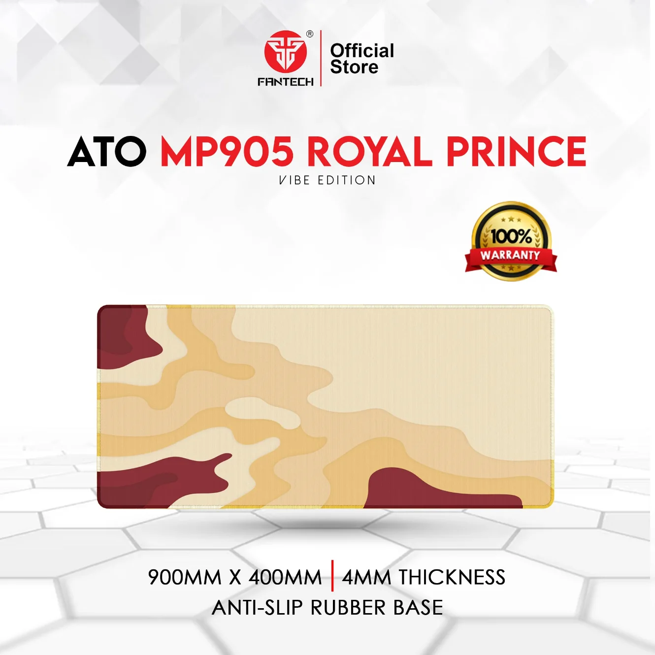 Fantech ATO MP905 Royal Prince Desk Mat Mouse Pad Fantech MP905 Royal Prince desk mat gaming mouse pad 900x400 anti slip waterproof