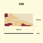 Fantech MP905 Royal Prince desk mat gaming mouse pad 900x400 anti slip waterproof