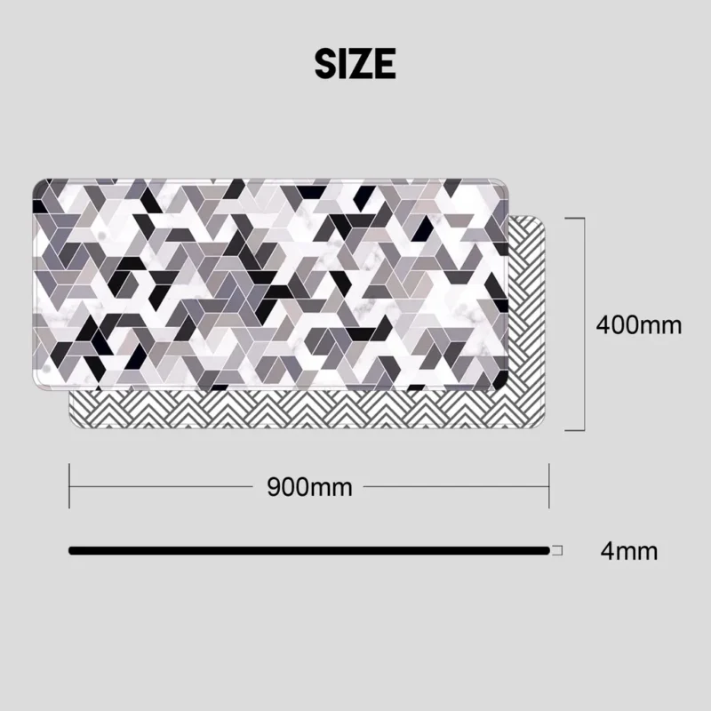 Fantech MP905 GE01 desk mat gaming mouse pad 900x400 anti slip waterproof GEO series