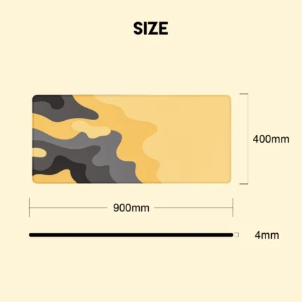 Fantech MP905 Sandy Charcoal desk mat gaming mouse pad 900x400 anti slip waterproof