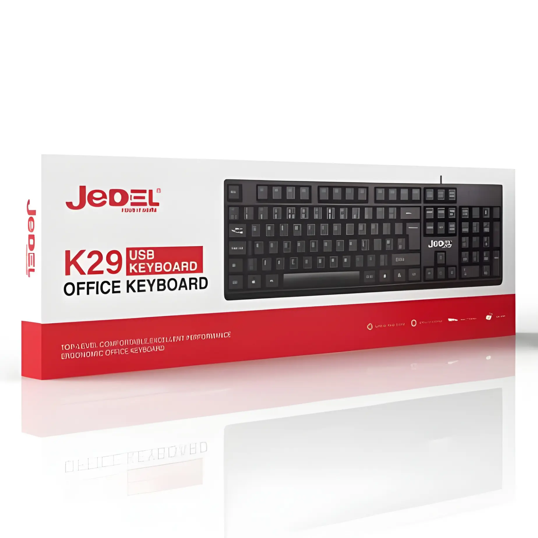 Jedel K29 Wired Keyboard Full Size 104 Key USB Keyboard with Bangla Layout Jedel K29 Wired Keyboard Full Size 104 Key USB Keyboard with Bangla Layout