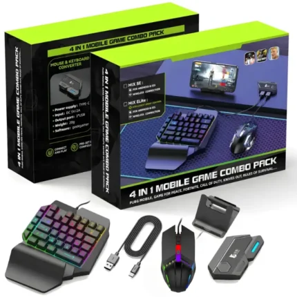 MIX SE 5 in 1 RGB gaming combo keyboard mouse headset mouse pad set