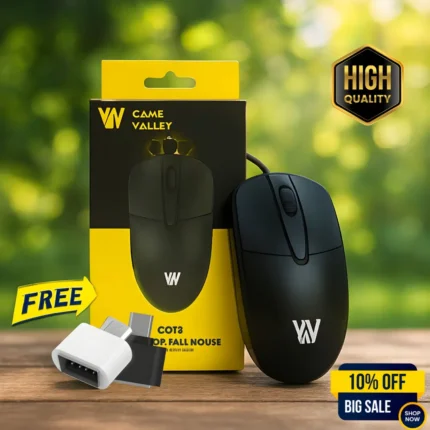 JEDEL CP72 wired USB optical mouse black 1000 DPI computer mouse