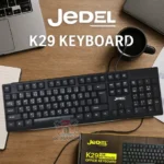 JEDEL K29 wired USB full size keyboard black office keyboard