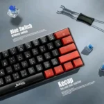 JEDEL KL69 61 keys mechanical RGB gaming keyboard with Type C cable