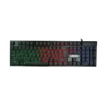 JEDEL K500+ RGB gaming keyboard with colorful backlight