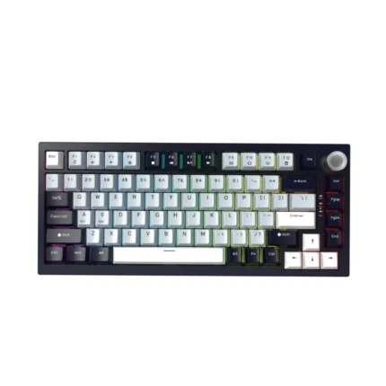 Jedel KL81 compact mechanical gaming keyboard with RGB lighting and hot-swappable switches