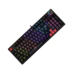 Jedel KL114 RGB mechanical gaming keyboard with 104 keys and rainbow lighting