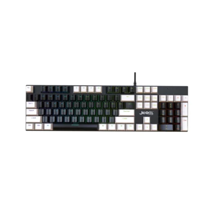 Jedel KL95D mechanical gaming keyboard with RGB lighting and blue switches