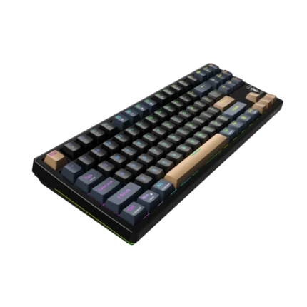 Jedel WKL-102 RGB mechanical gaming keyboard with 88 keys and tri-mode wireless connection