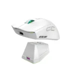 Jedel WD139 wireless RGB gaming mouse with charging dock