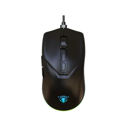 Jedel GM700 RGB wired gaming mouse with braided cable