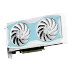 Manli Polar Fox RTX 5060 Ti OC White 16GB GDDR7 Twin Fan GPU with RGB and HDMI DisplayPort