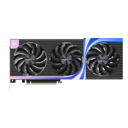 Manli Black Stellar RTX 5060 Ti OC 16GB GDDR7 Triple Fan GPU with RGB and HDMI DisplayPort