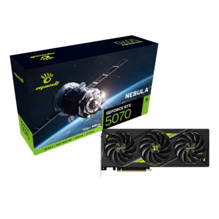 Manli Nebula RTX 5070 12GB GDDR7 Triple Cooler GPU with 3 fans HDMI DisplayPort