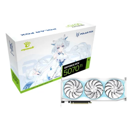 Manli Polar Fox RTX 5070 Ti OC 16GB GDDR7 Triple Fan Graphics Card