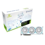 Manli Polar Fox V2 RTX 5080 OC 16GB GDDR7 Triple Fan White Graphics Card